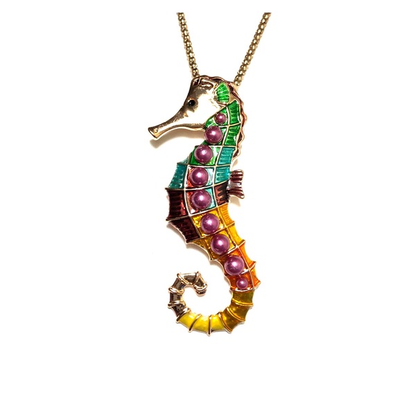 Warehouse Jewelry - NWOT Seahorse necklace